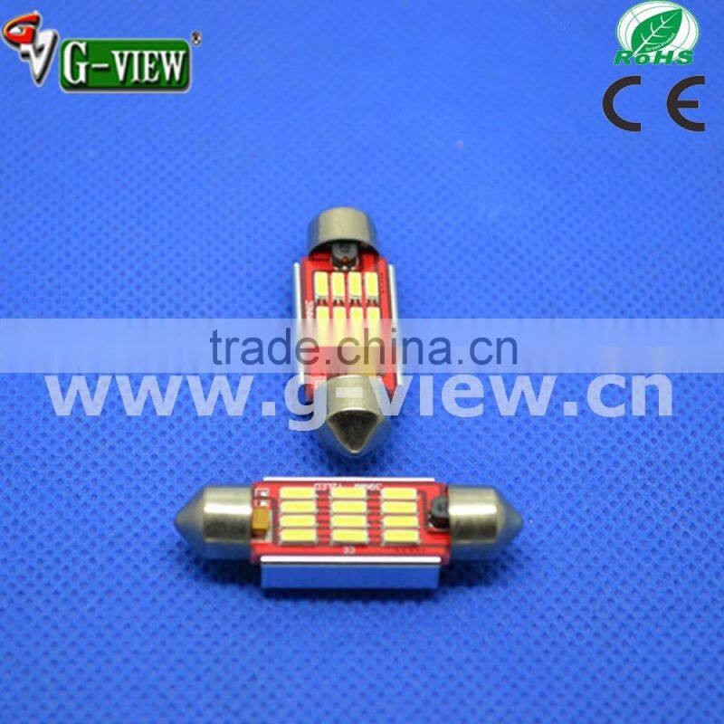 2016 new interior lamp led c5w no error f-39mm 12smd 4014 license plate light