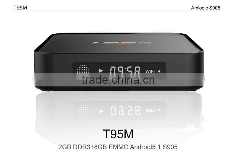 2016 Consumer Electronics 2G DDR3 Android TV Box Digital Satellite Receiver T95M Android TV Box