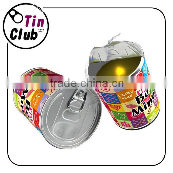 LED novelty can candle with scented for birthday gift