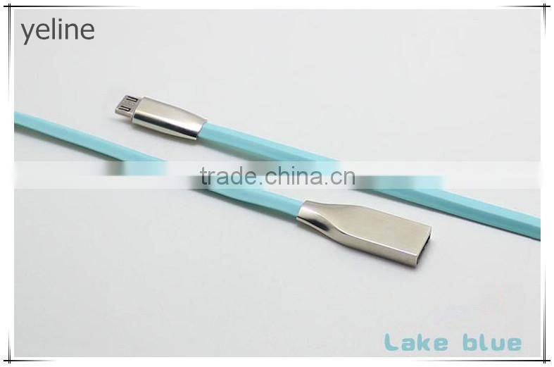 TOP good ABS + metal data cable for Lenovo K3/VIBE K5/P1