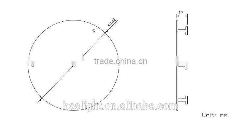 Magnet installation round AC SMD ac led module ceiling light led pcb 2835 module and free sample can be available