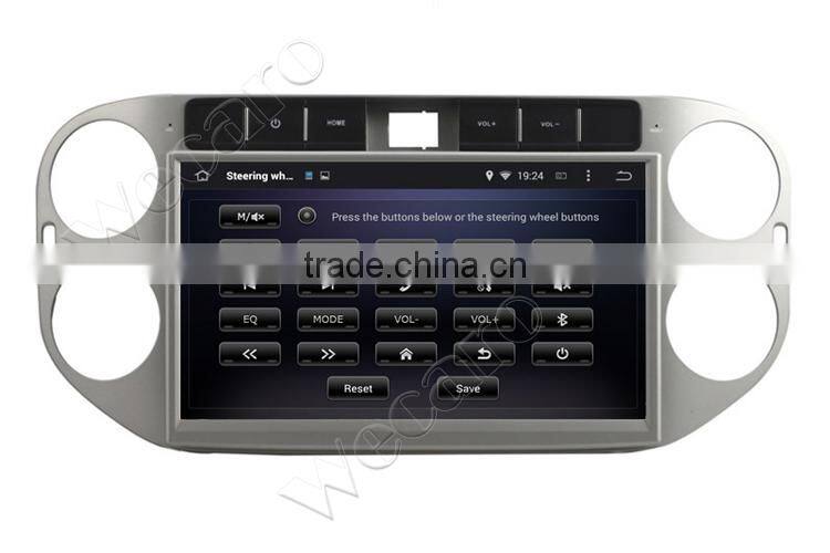 Wecaro 10.1" WC-VT1013 Android 4.4.4 car multimedia system double din for vw tiguan dvd player gps audio system GPS