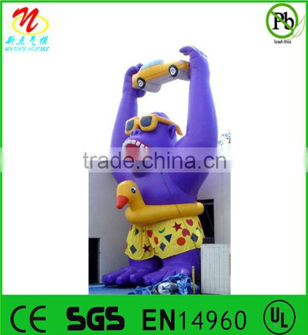 Inflatable animal ape giant inflatable advertising gorilla