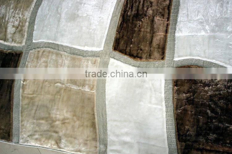 Professional company polyester cheap patchwork carpets turkey