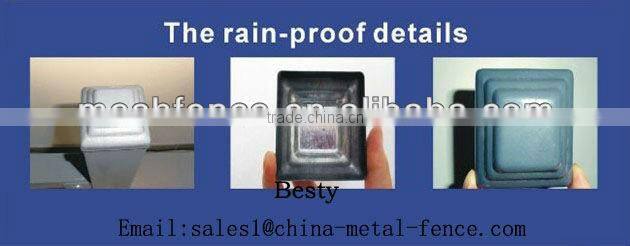 High quality iron fence with spears