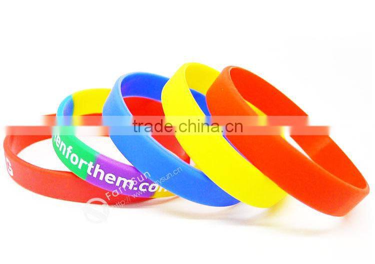 12 years manufacturer Costomize silicone wristband bracelet jewelry/ charm bracelet