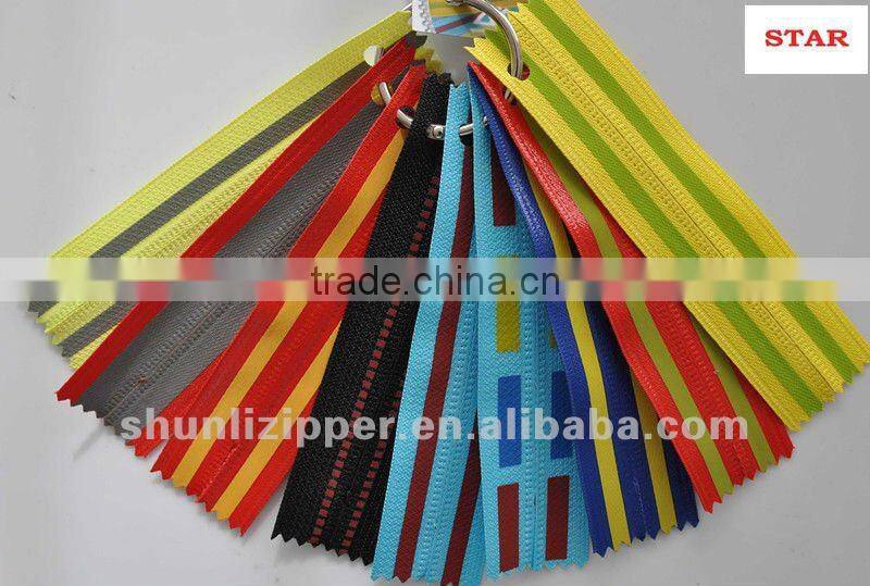 NO.5 FASHION NYLON REFLECTIVE ZIPPERS