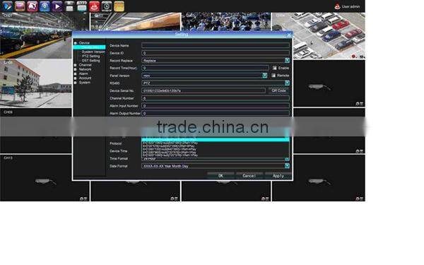 Hisilicon 1MP Dome IP Camera HDMI Onvif LINUX 8CH NVR 720P NVR System 8CH POE CCTV Kit