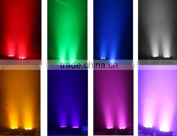 2015 New promotion KTV/DJ decoration light 6pcs 6in1RGBWA+UV PAR lights