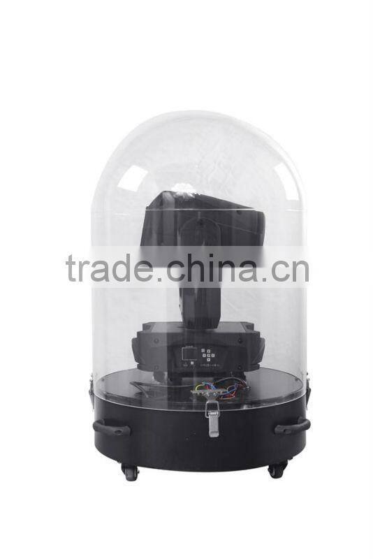 IP64 Plastic housing dome light rain cover for beam, spot, wash moving head light