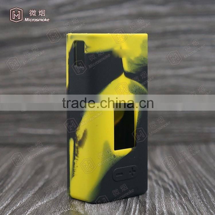 Cuboid Mini tc box mod silicone case Colorful microsmoke brand 100% silicone case/skin wholesale free shipping