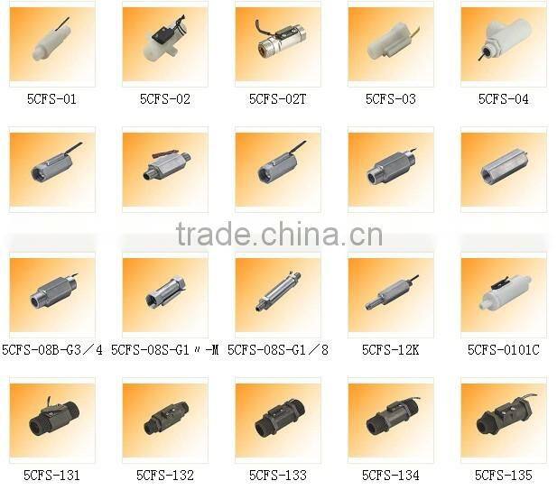copper screw thread gas liquid magnetic flow switch sensor 5CFS-2121C