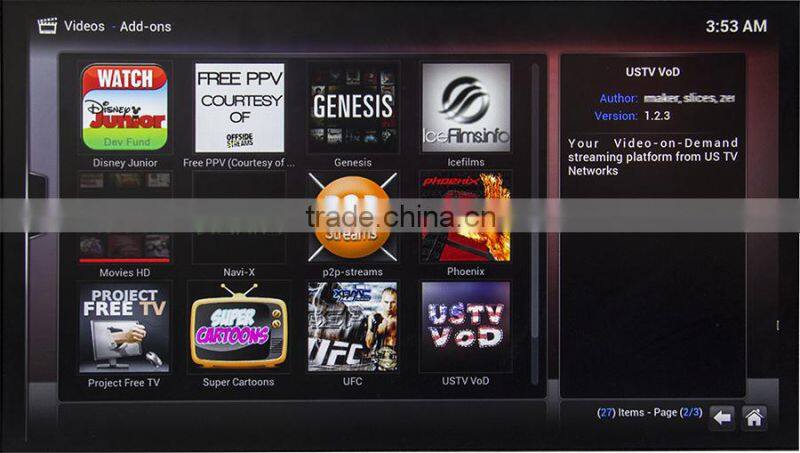 Z4 RK3368 TV Box Octa Cora Smart box TV with Z4 2GB 16GB storage Android 5.1 4K Media Player Lollipop Kodi 15.1