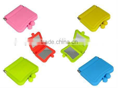 Beautiful Design Silicone pocket hand mirror