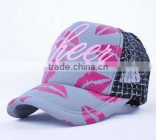 trucker cap/mesh cap with print