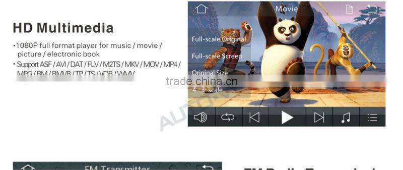 4.3 inch tft car monitor with GPS,DVR,Bluetooth