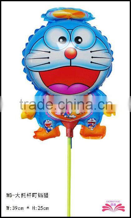 14inch laced spiderman foil balloon within stick