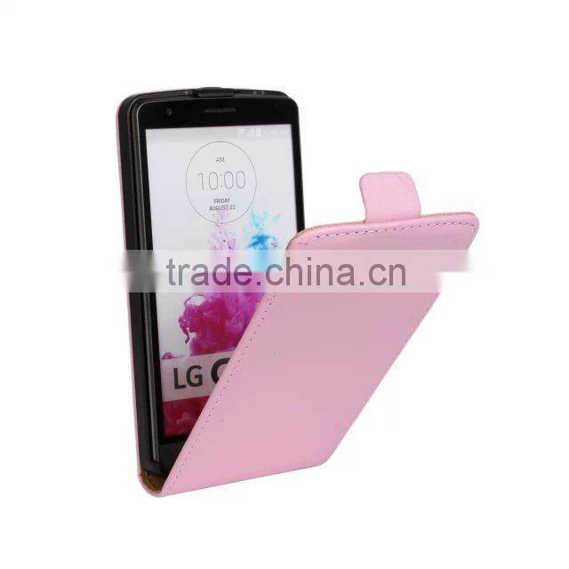 Wholesale Mobile phone case for LG G2,Flip Real leather case for LG G2