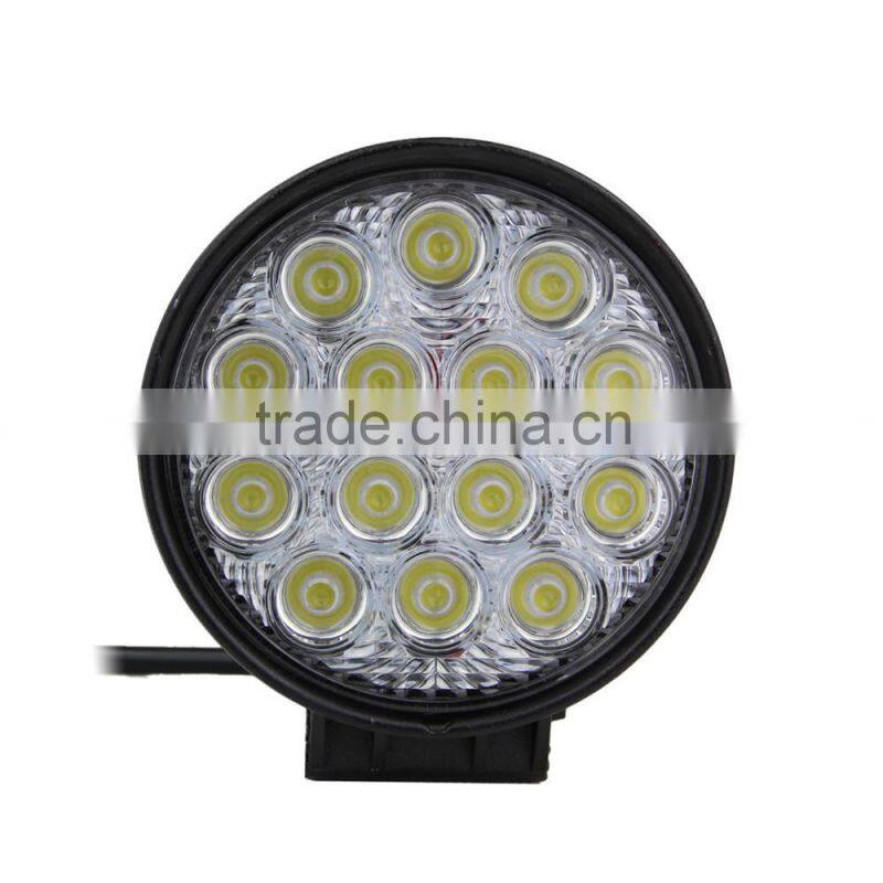 42w led work lamp driving on car motocycle