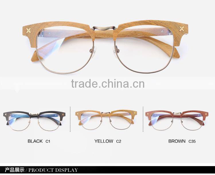 2015 Fashionable Eyewear Factory Wholesale in china Rare Wooded Optical Frame FW654