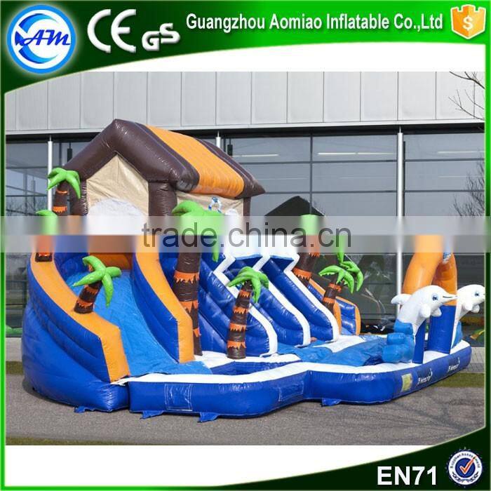 Giant sea house inflatable water splash park for sale