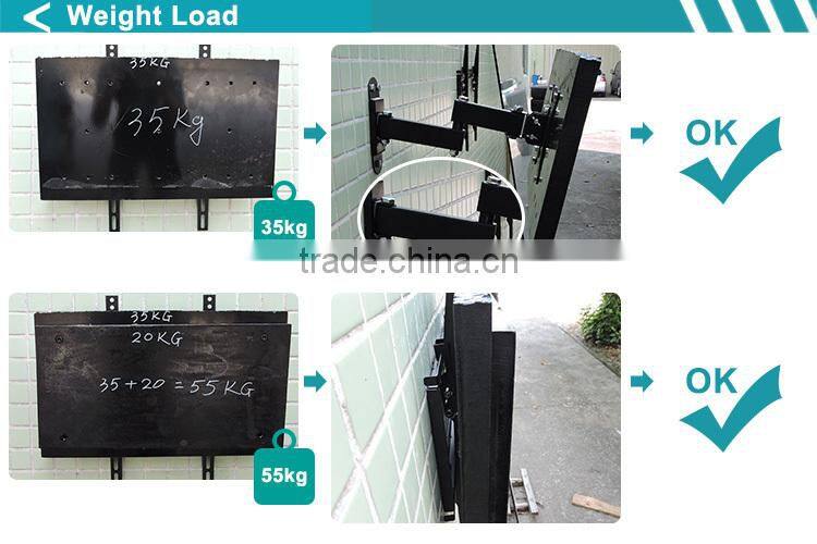 Durable Factory price curved tv wall mount for 37"---65" inch tv