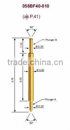 semiconductor probe pin and ic test socket for bga rework station