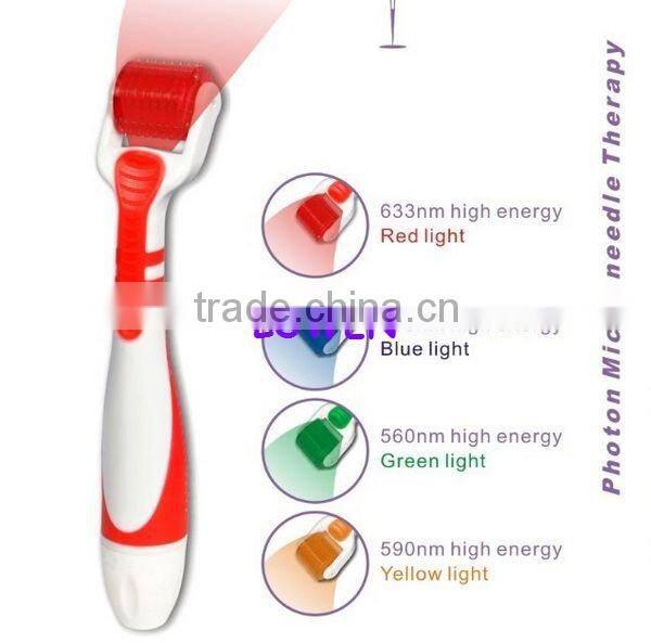 MT Photon LED Microneedle Dema Skin Roller Dermaroller 0.5mm Green Light