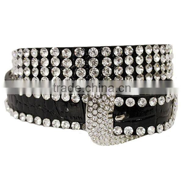 Wholesale Women's Rhinestone Studs Western Belts