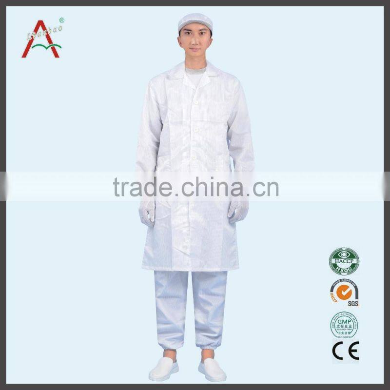 White Short Sleeve 100% Cotton Lab Coat