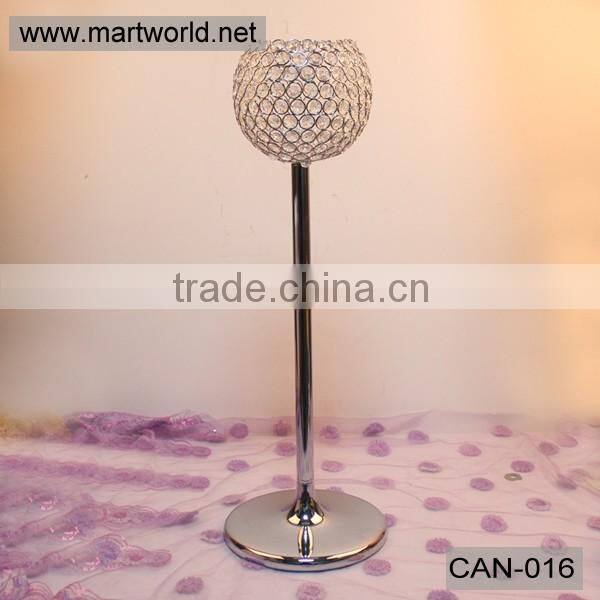 Tall Wedding Centerpieces with crystal with for wedding decorations(CAN-016)