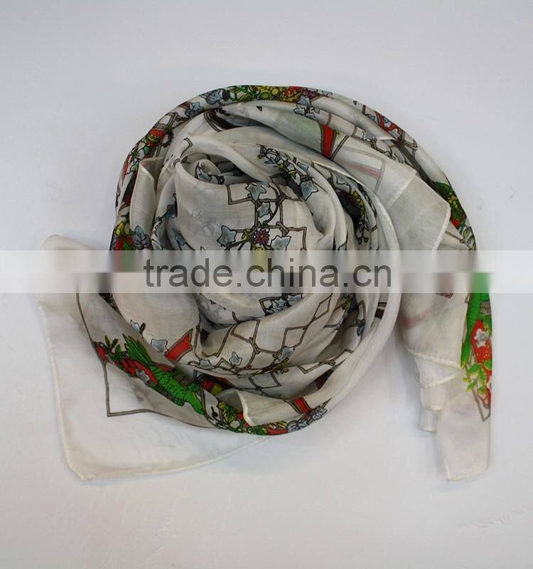 yiwu market silk scarf fashion women spring summer silk scarf