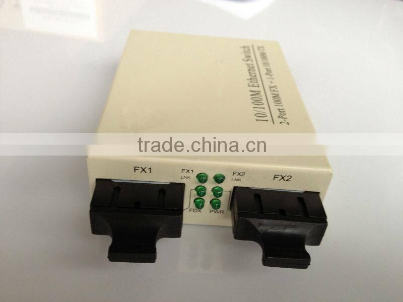 10/100M 3 ports RJ-45 Ethernet Switch/2FX+1TX Fiber Switch