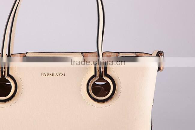 4121 Factory Price Beige Practical PU Material Modern Lady Purse