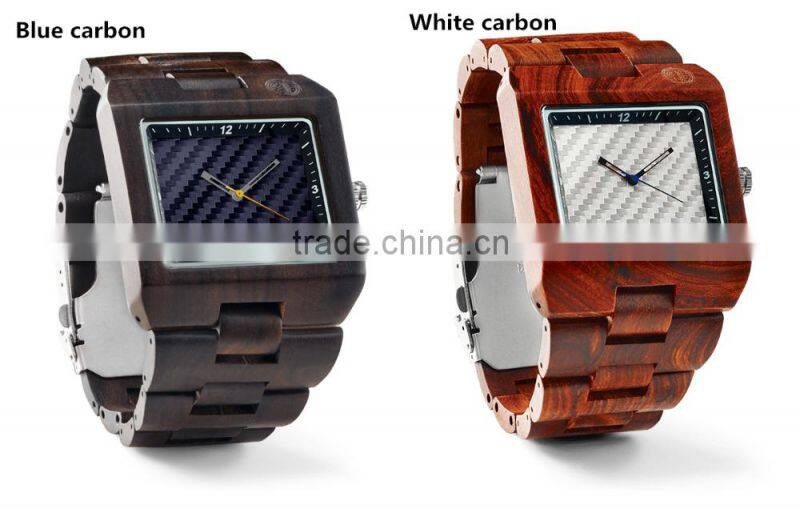 Custom Vogue Wood Watch 2016 Original Japan Quartz Wood Watch