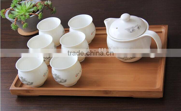 Bamboo tea tray/serving tray
