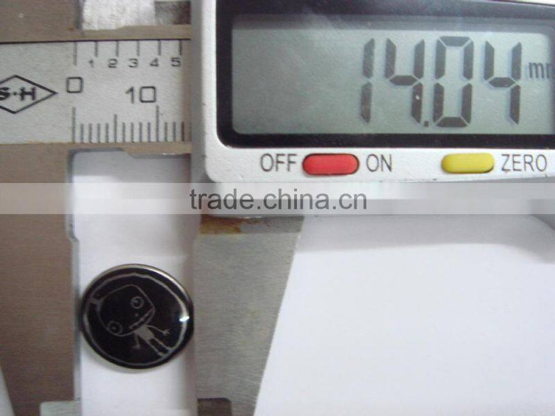 14mm fashion customer design metal spring snap button for chrild clothing