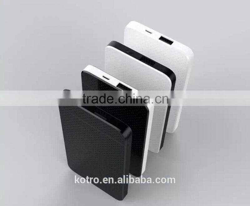 Newest 4000mAh Li-polymer battery charger classical Portable Power bank Pack