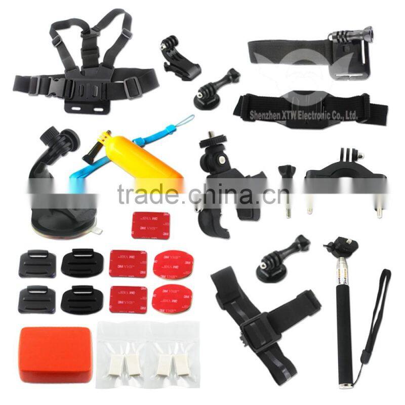 Outdoor Sports Camera Accessories Bundle Kit for GoPro Hero 4/3+/3/2/1