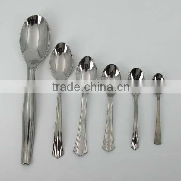 Disposable Plastic Silver Cutlery Set