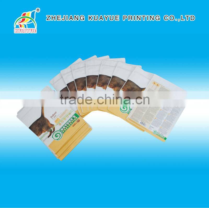 Customized New High Quality Zipper Standup Pouch for Cat Food