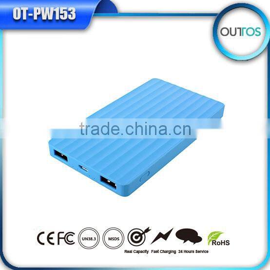 Wholesale Shenzhen mobile power supply slim polymer power bank 4000mah