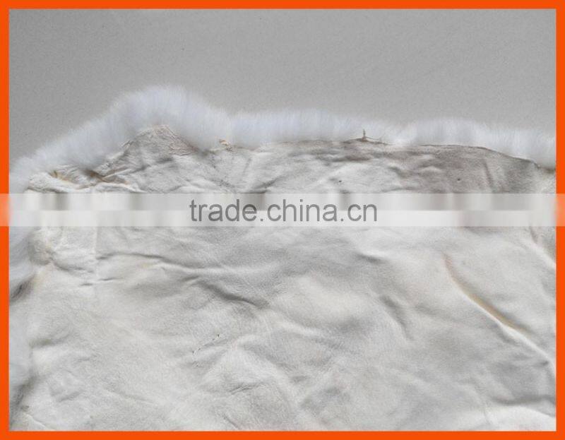 natural brown color rex rabbit fur skin