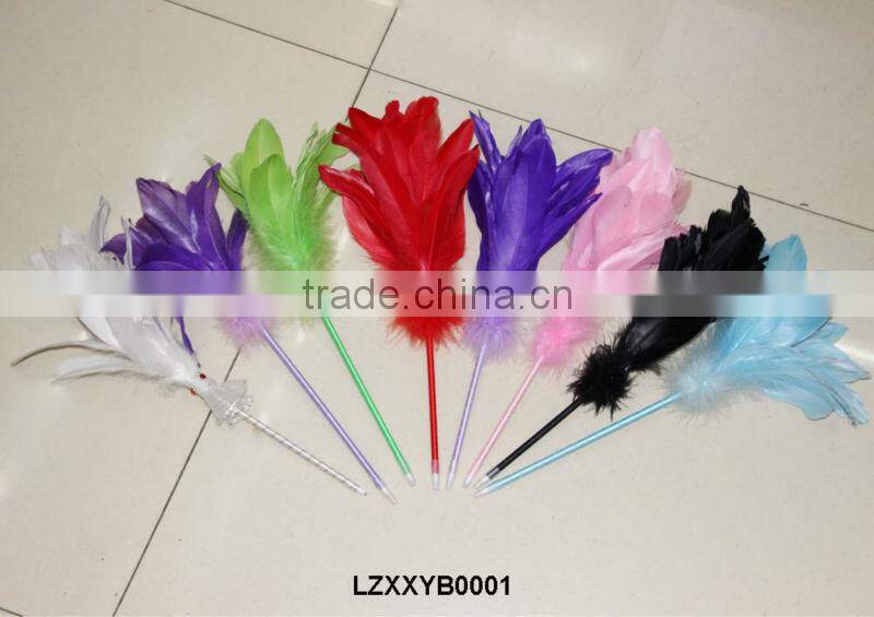 Promotional gifts Goose feather ink pens LZTLY0167