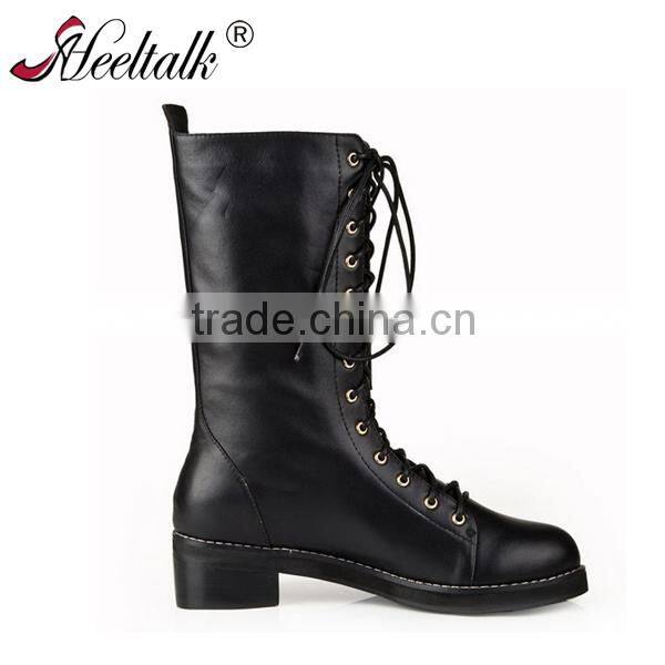 OEM ODM Custom made wholesale genuine leather laydies fashion boots 2016