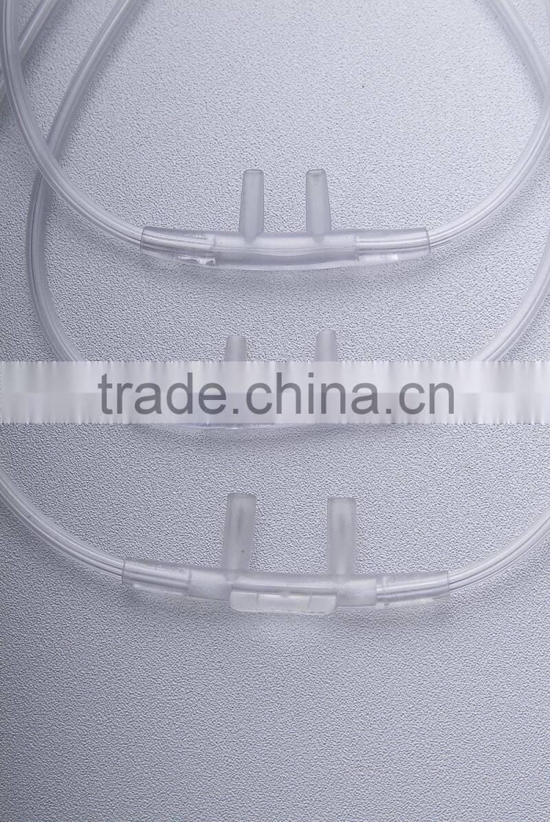 Medical Clear Colored PVC Oxygen Nasal Cannula