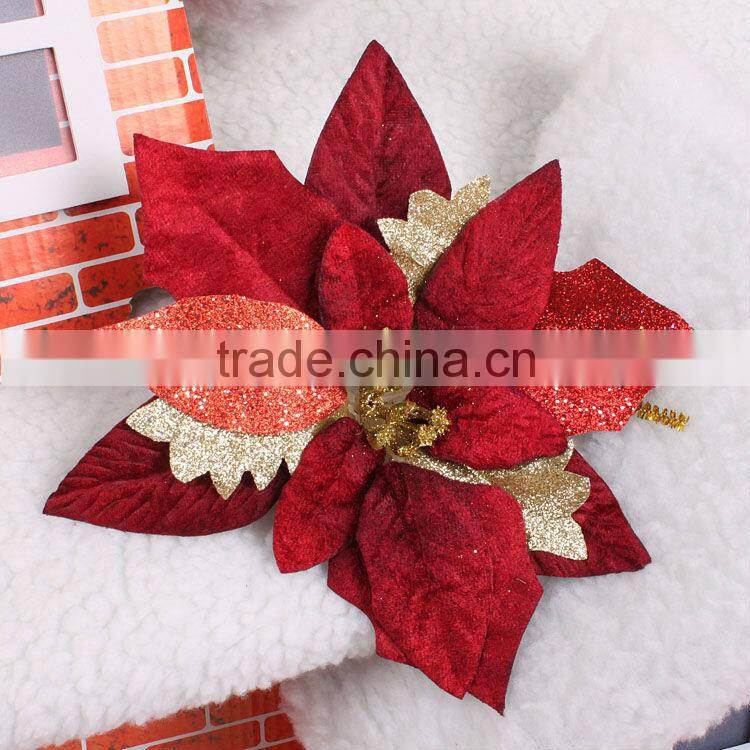 2013 New design wholesale artificial christmas flowers H-45