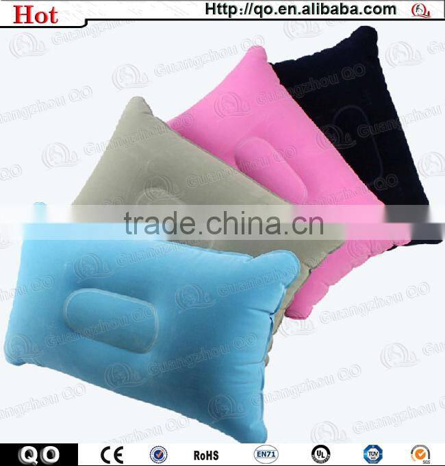 Low price pvc comfortable inflatable sleeping pillow