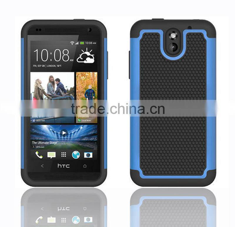New arrival wonderful Universal sturdy and durable rugged scratchproof defender cheap football lines TPU case for HTC Desire 610