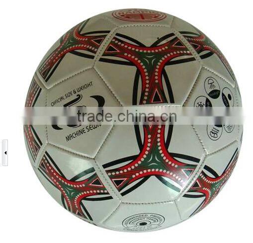 Best machine stitched promo size 5 customized logo printing soccer ball